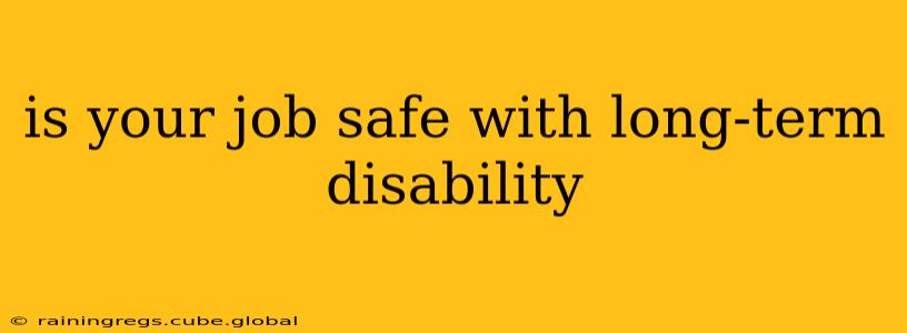 is your job safe with long-term disability