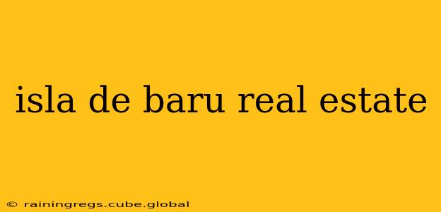 isla de baru real estate