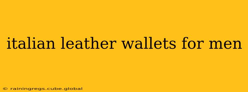 italian leather wallets for men