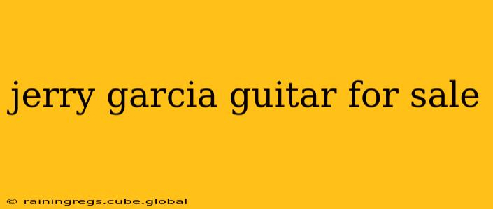jerry garcia guitar for sale