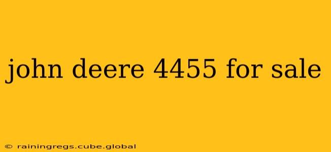 john deere 4455 for sale