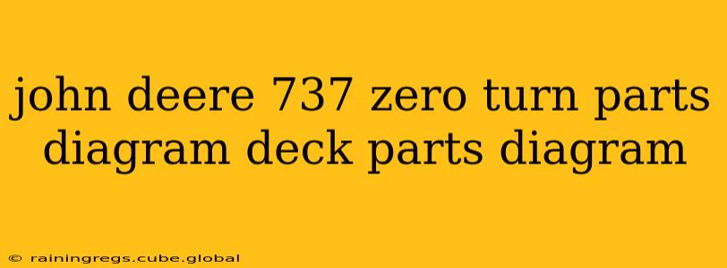 john deere 737 zero turn parts diagram deck parts diagram