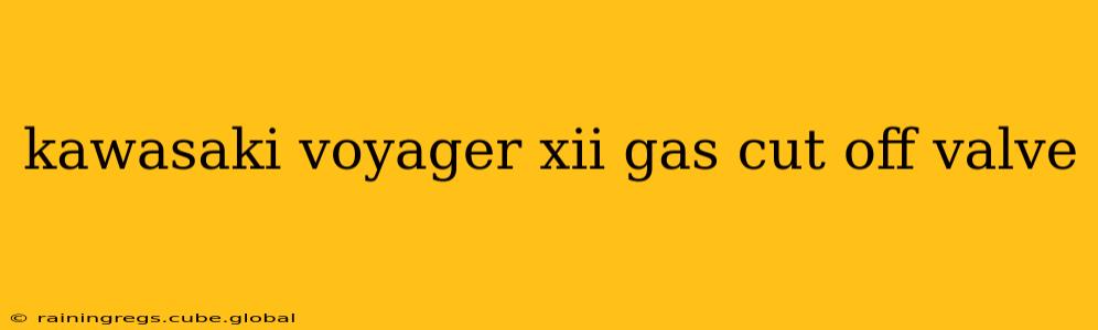 kawasaki voyager xii gas cut off valve