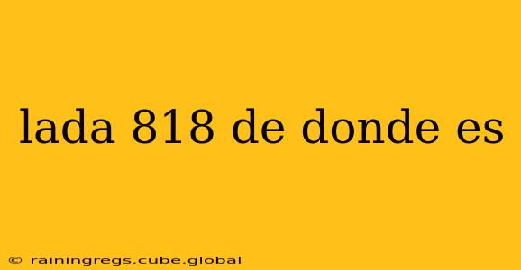lada 818 de donde es
