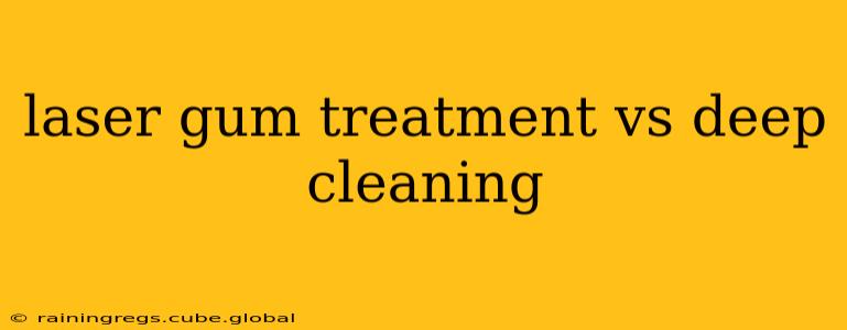 laser gum treatment vs deep cleaning
