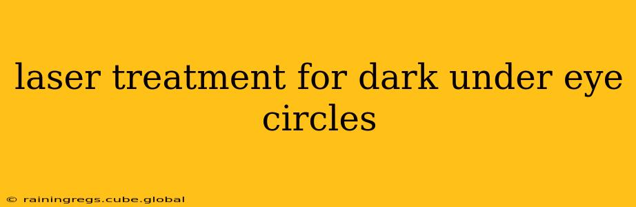 laser treatment for dark under eye circles
