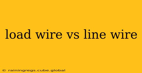 load wire vs line wire