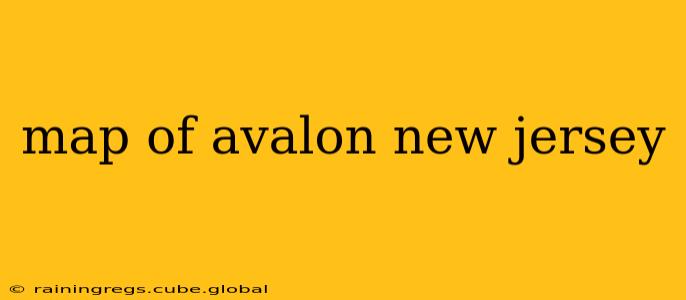 map of avalon new jersey