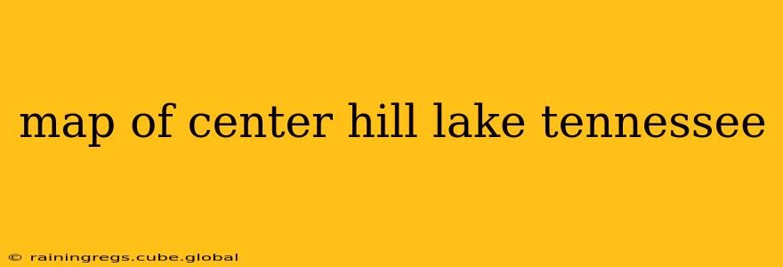 map of center hill lake tennessee