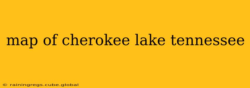 map of cherokee lake tennessee
