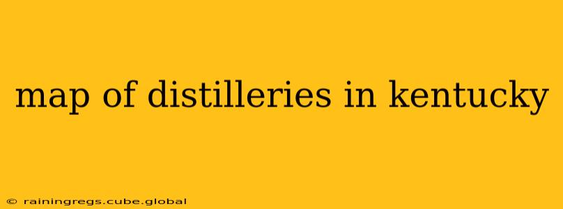 map of distilleries in kentucky