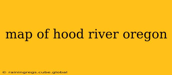 map of hood river oregon