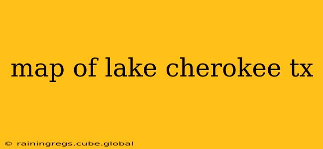 map of lake cherokee tx