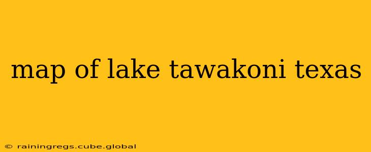 map of lake tawakoni texas