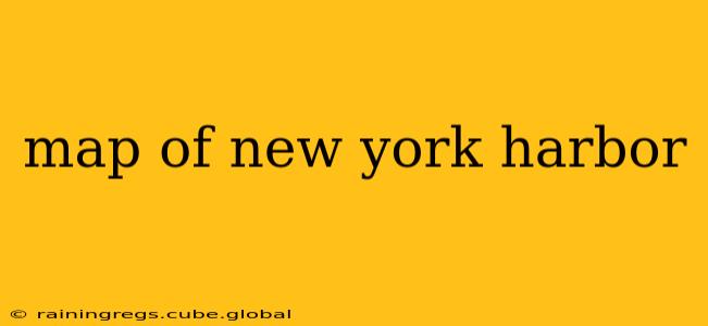 map of new york harbor
