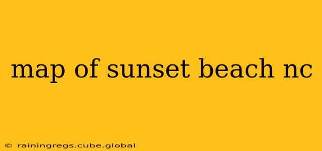 map of sunset beach nc