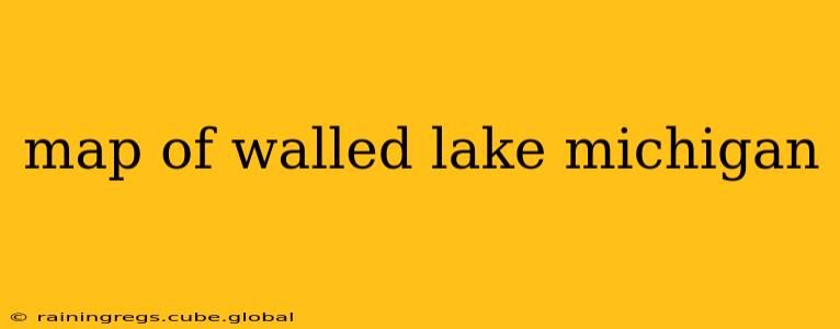map of walled lake michigan