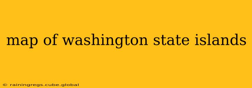 map of washington state islands