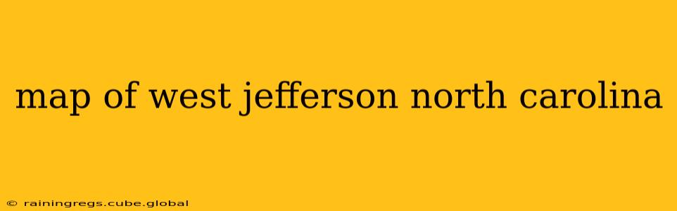map of west jefferson north carolina