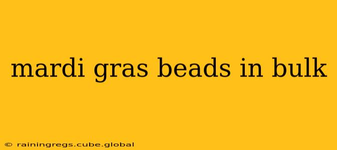 mardi gras beads in bulk