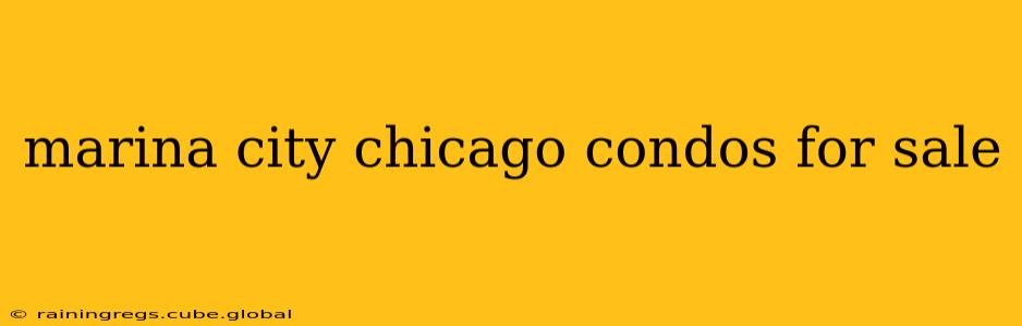 marina city chicago condos for sale