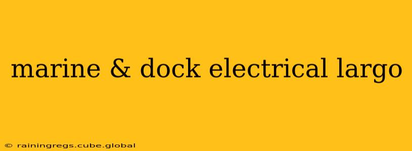marine & dock electrical largo