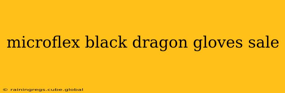 microflex black dragon gloves sale