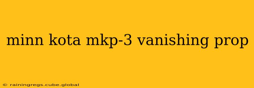 minn kota mkp-3 vanishing prop