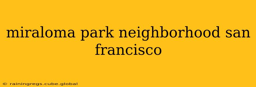 miraloma park neighborhood san francisco
