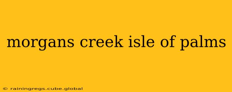 morgans creek isle of palms
