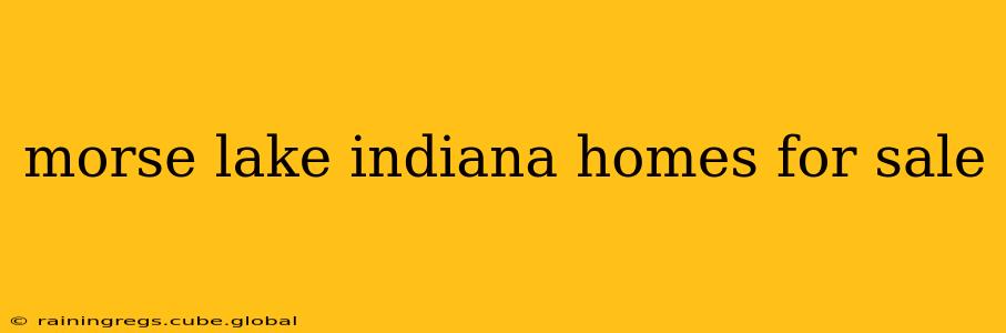 morse lake indiana homes for sale