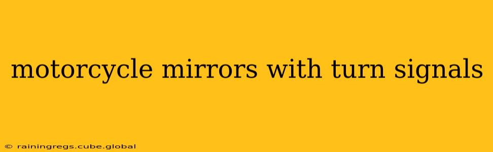 motorcycle mirrors with turn signals