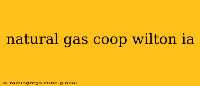 natural gas coop wilton ia