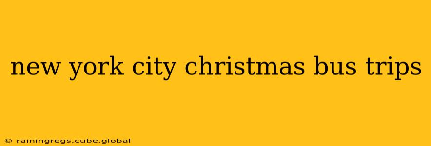 new york city christmas bus trips