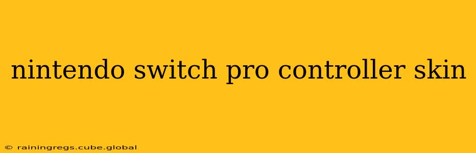 nintendo switch pro controller skin