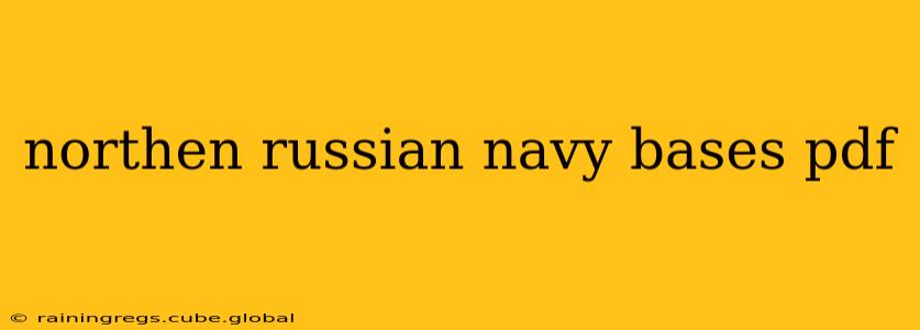 northen russian navy bases pdf