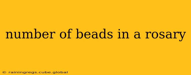number of beads in a rosary