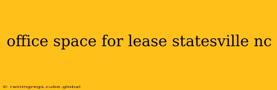 office space for lease statesville nc
