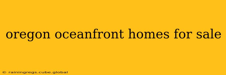 oregon oceanfront homes for sale