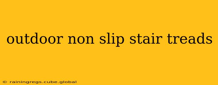 outdoor non slip stair treads