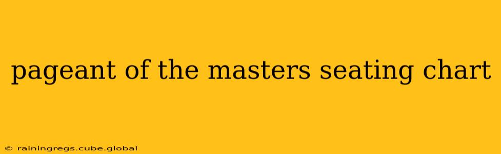 pageant of the masters seating chart