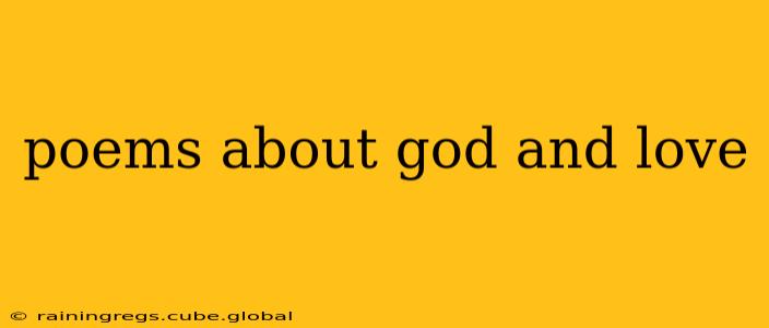 poems about god and love