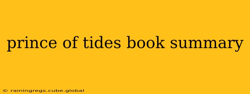 prince of tides book summary