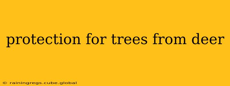 protection for trees from deer