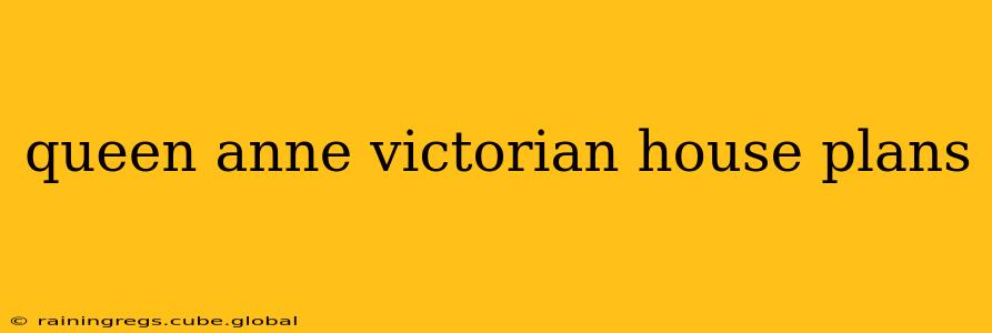 queen anne victorian house plans