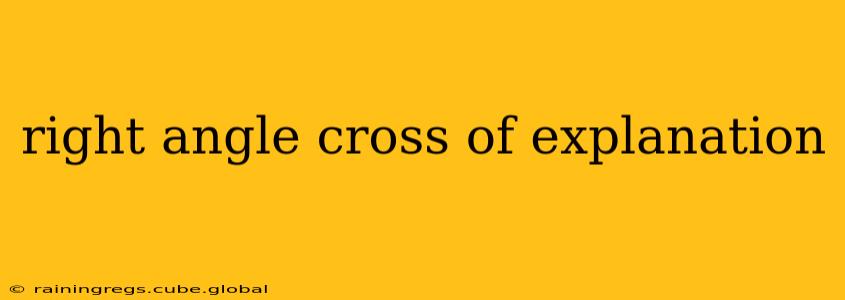 right angle cross of explanation