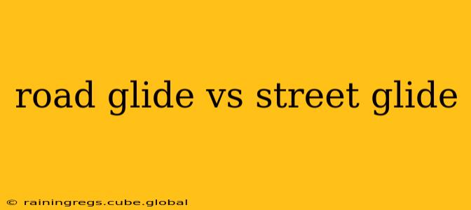 road glide vs street glide