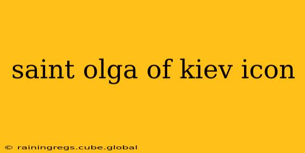 saint olga of kiev icon