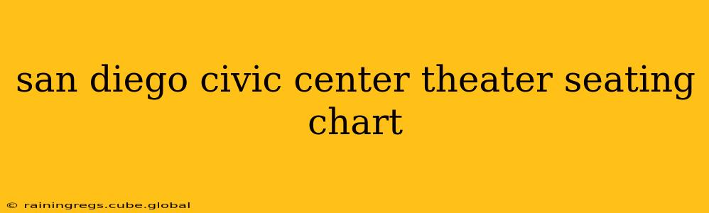 san diego civic center theater seating chart