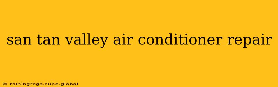 san tan valley air conditioner repair